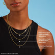 Diamond Cut Double Curb Chain Necklace - Platinum