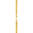Diamond Cut Double Curb Chain Necklace - Gold 24k