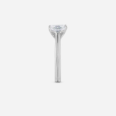 Emerald Cut Diamond Ring - Colour D/VVS