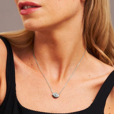 Evil Eye Charm - Silver