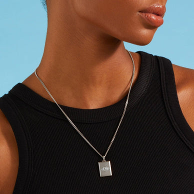 Evil Eye Pendant - Silver