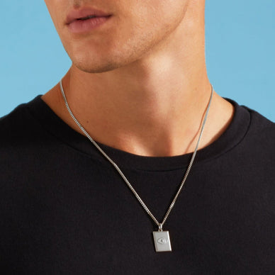 Evil Eye Pendant - Silver