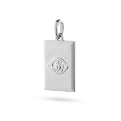 Evil Eye Pendant - Silver