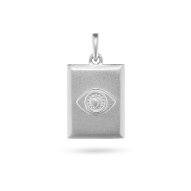 Evil Eye Pendant - Silver