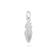 Feather Pendant - Platinum