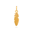 Feather Pendant - Gold 24k