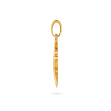 Feather Pendant - Gold 24k