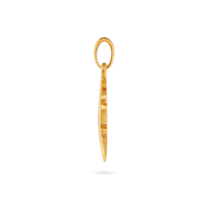 Feather Pendant - Gold 24k