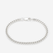 Filed Curb Chain Bracelet