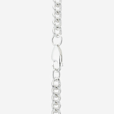 Filed Curb Chain Bracelet