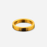 Flat band ring