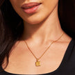 Gemini Zodiac Pendant - Gold 18k