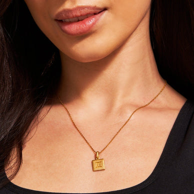 Gemini Zodiac Pendant - Gold 18k