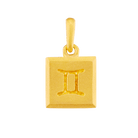 Gemini zodiac pendant