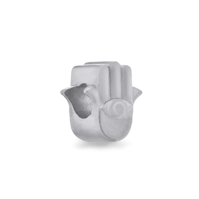 Hamsa Hand Charm - Platinum