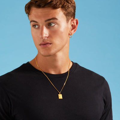 Hamsa Hand Pendant - Gold 14k