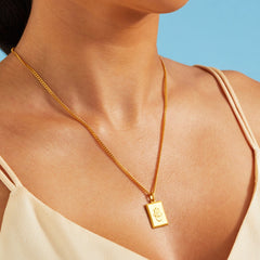 Hamsa Hand Pendant - Gold 14k