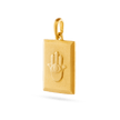 Hamsa Hand Pendant - Gold 24k
