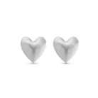Heart stud earrings