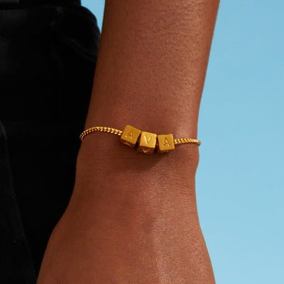 Initial Charm - Gold 24k