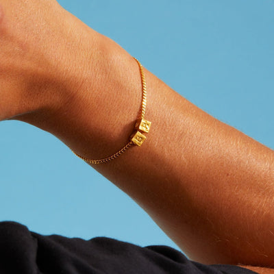 Initial Charm - Gold 24k