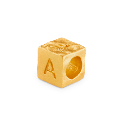 Initial Charm - Gold 24k