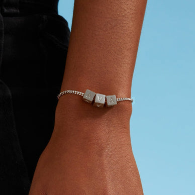 Initial Charm Silver