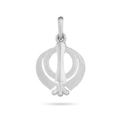 Khanda Pendant - Platinum