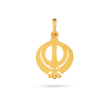 Khanda Pendant - Gold 9k