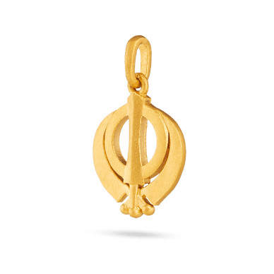 Khanda Pendant - Gold 9k