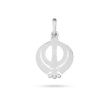 Khanda Pendant - Platinum