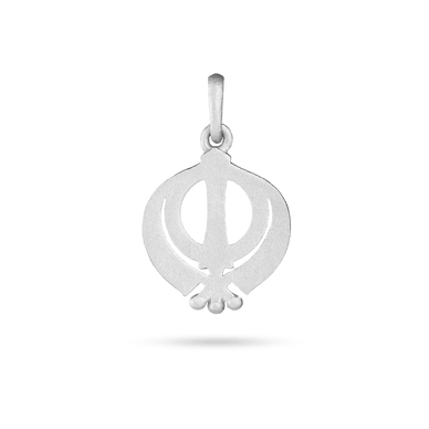 Khanda Pendant - Platinum
