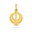 Khanda Pendant - Gold 9k