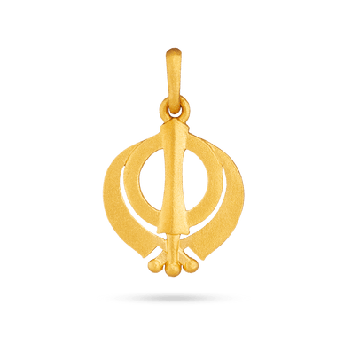 Khanda Pendant - Gold 9k