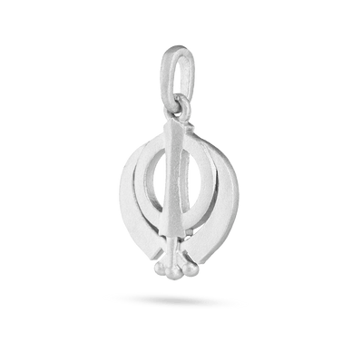 Khanda Pendant - Platinum