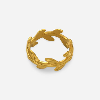 Laurel leaf ring