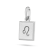 Leo Zodiac Pendant - Platinum