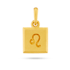 Leo zodiac pendant