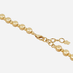 Leopard Tassel Bead Chain Necklace