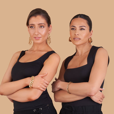 Leopard Trim Bell Hoop Earrings