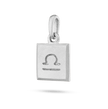 Libra Zodiac Pendant - Platinum