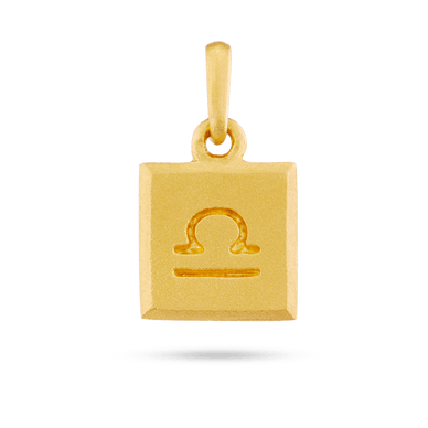 Libra Zodiac Pendant - Gold 24k