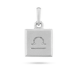 Libra Zodiac Pendant - Platinum