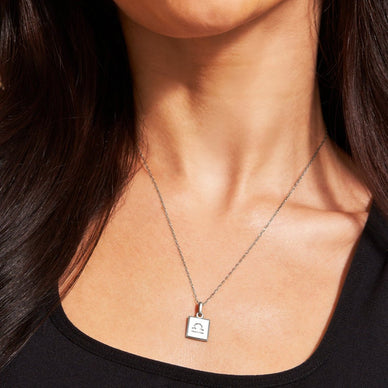 Libra Zodiac Pendant - Platinum