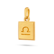 Libra Zodiac Pendant - Gold 24k