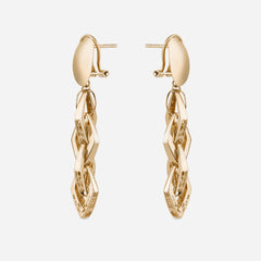 Linked Diamond Drop Earrings