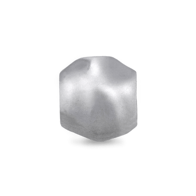 Liquid Metal Bead Charm - Silver
