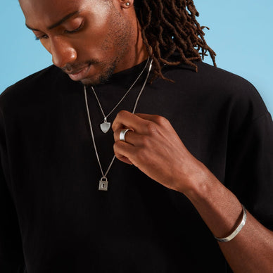 Liquid Metal Cuff - Silver