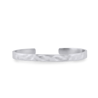 Liquid Metal Cuff - Silver