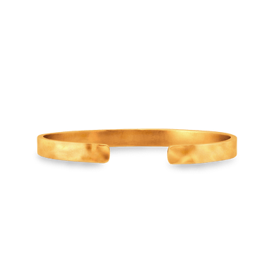 Liquid Metal Cuff - Gold 9k